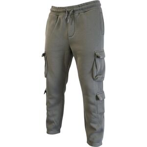 Colorful Planet Unisex Cargo Jogger Sweatpants Olive Green Fleece Dual Pocket M
